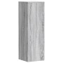 Soportes para plantas 2 uds madera gris Sonoma 33x33x100 cm en Soportes para macetas | Comprar online en Foru.es