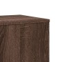 Soportes para plantas 2 uds madera marrón roble 33x33x100 cm en Soportes para macetas | Comprar online en Foru.es