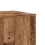 Soportes de plantas 2 uds madera roble envejecido 33x33x100 cm en Soportes para macetas | Comprar online en Foru.es