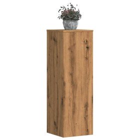 Soportes para plantas 2 uds madera roble artisian 33x33x100 cm en Soportes para macetas | Comprar online en Foru.es