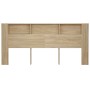 Mueble cabecero color roble Sonoma 220x18,5x104,5 cm de vidaXL, Cabeceros y pies de cama - Ref: Foro24-811964, Precio: 85,12 ...