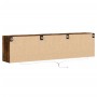 Mueble de TV de pared con LED roble ahumado 180x31x45 cm en Muebles TV | Comprar online en Foru.es