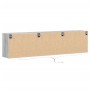 Mueble de TV de pared con LED gris Sonoma 180x31x45 cm en Muebles TV | Comprar online en Foru.es