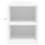Mueble de TV de pared con luz LED blanco 180x31x39,5 cm en Muebles TV | Comprar online en Foru.es
