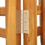 Biombo de 3 paneles de madera maciza de acacia 121,5x2x115 cm de vidaXL, Divisores de ambientes - Ref: Foro24-318546, Precio:...