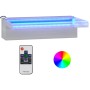 Fuente cascada con LED RGB acero inoxidable 30 cm de vidaXL, Fuentes y cascadas - Ref: Foro24-151408, Precio: 111,44 €, Descu...