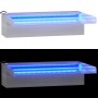 Fuente cascada con LED RGB acero inoxidable 30 cm de vidaXL, Fuentes y cascadas - Ref: Foro24-151408, Precio: 111,44 €, Descu...