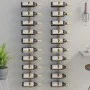 Botellero de pared para 10 botellas 2 unidades metal dorado de vidaXL, Botelleros - Ref: Foro24-340907, Precio: 117,04 €, Des...