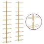 Botellero de pared para 10 botellas 2 unidades metal dorado de vidaXL, Botelleros - Ref: Foro24-340907, Precio: 117,04 €, Des...