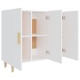 Aparador de madera de ingeniería blanco 90x34x80 cm de vidaXL, Aparadores - Ref: Foro24-812492, Precio: 114,61 €, Descuento: %