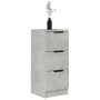 Aparador de madera contrachapada gris hormigón 30x30x70 cm de vidaXL, Aparadores - Ref: Foro24-811159, Precio: 46,05 €, Descu...