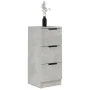 Concrete gray plywood sideboard 30x30x70 cm by vidaXL, Sideboards - Ref: Foro24-811159, Price: 45,45 €, Discount: %