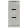 Aparador de madera contrachapada gris hormigón 30x30x70 cm de vidaXL, Aparadores - Ref: Foro24-811159, Precio: 45,45 €, Descu...