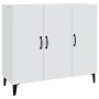 Aparador de madera de ingeniería blanco 90x34x80 cm de vidaXL, Aparadores - Ref: Foro24-812501, Precio: 94,59 €, Descuento: %