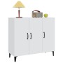 Aparador de madera de ingeniería blanco 90x34x80 cm de vidaXL, Aparadores - Ref: Foro24-812501, Precio: 94,59 €, Descuento: %
