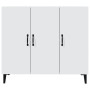 Aparador de madera de ingeniería blanco 90x34x80 cm de vidaXL, Aparadores - Ref: Foro24-812501, Precio: 94,59 €, Descuento: %