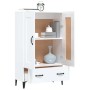 Aparador de madera contrachapada blanco brillante 70x31x115cm de vidaXL, Aparadores - Ref: Foro24-812579, Precio: 91,22 €, De...