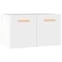 Armario de pared madera de ingeniería blanco 60x36,5x35 cm de vidaXL, Taquillas y armarios de almacenamiento - Ref: Foro24-81...