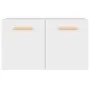 Armario de pared madera de ingeniería blanco 60x36,5x35 cm de vidaXL, Taquillas y armarios de almacenamiento - Ref: Foro24-81...
