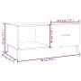 Mesa de centro madera contrachapada negro 90x50x40 cm de vidaXL, Mesas de centro - Ref: Foro24-812664, Precio: 63,83 €, Descu...