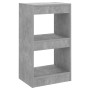 Estantería/divisor de espacios gris hormigón 40x30x72 cm de vidaXL, Librerías y estanterías - Ref: Foro24-811605, Precio: 33,...
