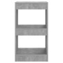 Estantería/divisor de espacios gris hormigón 40x30x72 cm de vidaXL, Librerías y estanterías - Ref: Foro24-811605, Precio: 33,...