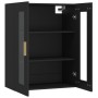 Armario de pared colgante negro 69,5x34x90 cm de vidaXL, Aparadores - Ref: Foro24-812277, Precio: 75,84 €, Descuento: %