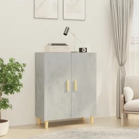 Aparador de madera contrachapada gris hormigón 70x34x90 cm de vidaXL, Aparadores - Ref: Foro24-812100, Precio: 66,27 €, Descu...