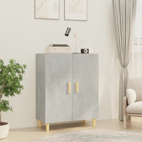Aparador de madera contrachapada gris hormigón 70x34x90 cm de vidaXL, Aparadores - Ref: Foro24-812100, Precio: 67,07 €, Descu...