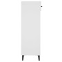 Mueble zapatero madera contrachapada blanco brillo 30x35x105 cm de vidaXL, Zapateros y organizadores de calzado - Ref: Foro24...