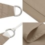 Toldo de vela triangular tela Oxford gris taupe 5x5x5 m en Sombrillas | Comprar online en Foru.es