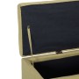 Banco con espacio de almacenaje 116 cm poliéster verde en Bancos para recibidores y almacenamiento | Comprar online en Foru.es