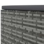 Set de muebles de jardín 4 pzas y cojines ratán sintético gris en Conjuntos de jardín | Comprar online en Foru.es