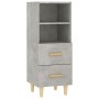 Aparador de madera contrachapada gris hormigón 34,5x34x90 cm de vidaXL, Aparadores - Ref: Foro24-812361, Precio: 57,54 €, Des...