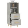 Aparador de madera contrachapada gris hormigón 34,5x34x90 cm de vidaXL, Aparadores - Ref: Foro24-812361, Precio: 57,54 €, Des...