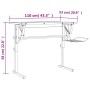 Mesa de dibujo madera y acero gris y roble 110x53x(58-87) cm de vidaXL, Escritorios - Ref: Foro24-340930, Precio: 73,02 €, De...