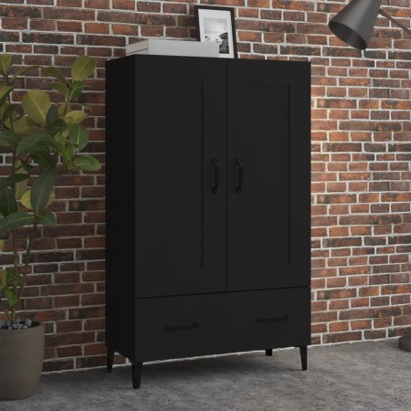 Aparador de madera de ingeniería negro 70x31x115 cm de vidaXL, Aparadores - Ref: Foro24-812574, Precio: 100,19 €, Descuento: %