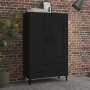 Aparador de madera de ingeniería negro 70x31x115 cm de vidaXL, Aparadores - Ref: Foro24-812574, Precio: 100,19 €, Descuento: %