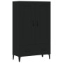 Aparador de madera de ingeniería negro 70x31x115 cm de vidaXL, Aparadores - Ref: Foro24-812574, Precio: 100,19 €, Descuento: %