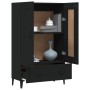 Aparador de madera de ingeniería negro 70x31x115 cm de vidaXL, Aparadores - Ref: Foro24-812574, Precio: 100,19 €, Descuento: %