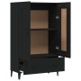 Aparador de madera de ingeniería negro 70x31x115 cm de vidaXL, Aparadores - Ref: Foro24-812574, Precio: 100,19 €, Descuento: %