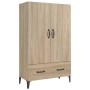 Aparador madera contrachapada roble Sonoma 70x31x115 cm de vidaXL, Aparadores - Ref: Foro24-812540, Precio: 96,49 €, Descuent...