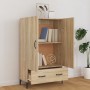 Aparador madera contrachapada roble Sonoma 70x31x115 cm de vidaXL, Aparadores - Ref: Foro24-812540, Precio: 96,49 €, Descuent...