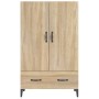 Aparador madera contrachapada roble Sonoma 70x31x115 cm de vidaXL, Aparadores - Ref: Foro24-812540, Precio: 96,49 €, Descuent...