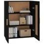 Armario de pared madera de ingeniería negro 69,5x32,5x90 cm de vidaXL, Estantes y estanterías - Ref: Foro24-812295, Precio: 6...