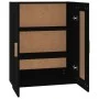 Armario de pared madera de ingeniería negro 69,5x32,5x90 cm de vidaXL, Estantes y estanterías - Ref: Foro24-812295, Precio: 6...