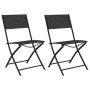 Mesa y sillas de bistró 3 piezas acero negro de vidaXL, Conjuntos de jardín - Ref: Foro24-318765, Precio: 106,09 €, Descuento: %