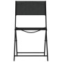 Mesa y sillas de bistró 3 piezas acero negro de vidaXL, Conjuntos de jardín - Ref: Foro24-318765, Precio: 106,09 €, Descuento: %