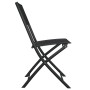 Mesa y sillas de bistró 3 piezas acero negro de vidaXL, Conjuntos de jardín - Ref: Foro24-318765, Precio: 106,09 €, Descuento: %