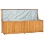 Baúl de jardín madera maciza de teca 175x50x55 cm de vidaXL, Cajas de almacenaje para exteriores - Ref: Foro24-318734, Precio...